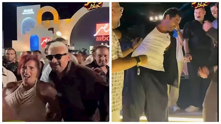 رامز جلال يفاجئ النجوم بمقالب كهربائية طريفة في حفل "MBC" بالساحل الشمالي