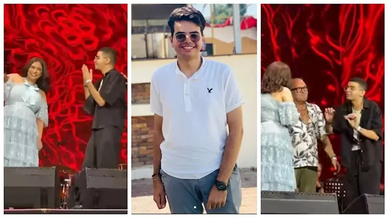 شيرين عبدالوهاب تطلب من "نكش" الصعود إلى المسرح خلال حفلها بالساحل الشمالي