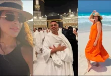 صور يارا السكري على شاطئ البحر وكزبرة يؤدي مناسك العمرة عبر إنستجرام