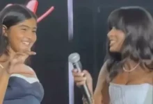 ظهور طيبة ابنة روبي في حفل والدتها يثير تفاعل الجمهور بسبب شبهها بوالدها سامح عبد العزيز
