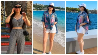 عبير صبري تتألق بإطلالة صيفية في تركيا وتشارك صورها مع متابعيها
