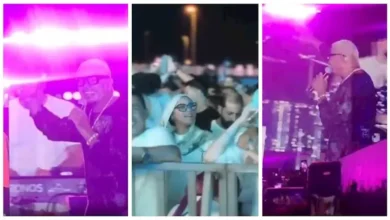 عمرو دياب يتفاعل مع جمهوره في حفل الساحل الشمالي ويطرح كليب "لولا البنات"