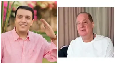 عمرو محمود ياسين يحسم الجدل بشأن الحالة الصحية لزوجته