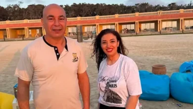 غادة رجب تنشر صورة مع حسام حسن وتصفه بـ "فخر الصناعة المصرية"