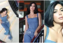 كارولين عزمي تتألق بفستان جينز أنيق في أحدث إطلالاتها عبر إنستجرام