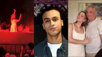 لميس الحديدي تحتفل مع جمهور شيرين عبد الوهاب في حفل الساحل الشمالي