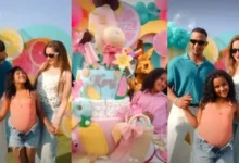 محمد رمضان يحتفل بعيد ميلاد ابنته كنز وسط أجواء عائلية مميزة