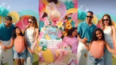 محمد رمضان يحتفل بعيد ميلاد ابنته كنز وسط أجواء عائلية مميزة