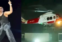 محمد رمضان يحيي حفلاً غنائياً في رأس البر ويصل بطائرة هليكوبتر