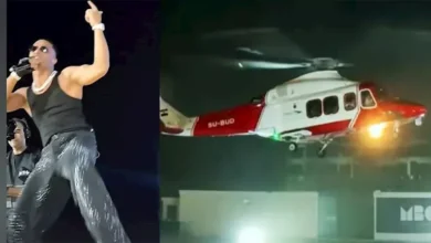 محمد رمضان يحيي حفلاً غنائياً في رأس البر ويصل بطائرة هليكوبتر