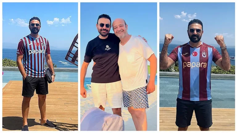 محمد كريم ينشر صورة مع عمرو أديب خلال عطلته الصيفية في الساحل الشمالي