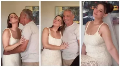محمود حميدة يحتفل بزفاف ابنته ويعبر عن سعادته بزوجها في أجواء عائلية