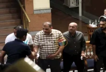 مراسم عزاء والدة المؤلف كريم سامي في مسجد الرحمن الرحيم