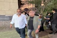 نجوم الفن يساندون ماريان خوري في عزاء زوجها نبيل الشاذلي بحضور ليلى علوي ويسري نصر الله