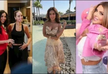 نسرين أمين تشارك صورة مع ابنتها أمينة عبر فيسبوك وتعلق: "حبيبة أمها"