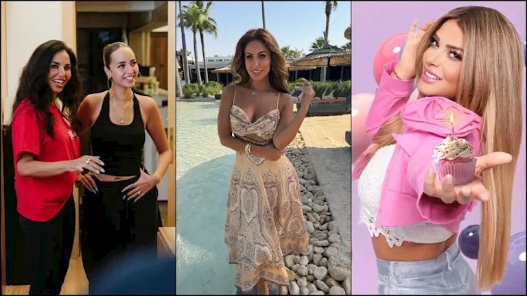 نسرين أمين تشارك صورة مع ابنتها أمينة عبر فيسبوك وتعلق: "حبيبة أمها"