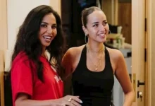 نسرين أمين تشارك صورة مع ابنتها أمينة وتعلق: "حبيبة أمها"