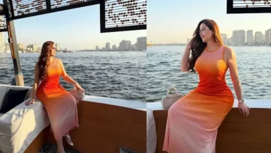 نسرين طافش تشارك صورًا من رحلتها الصيفية على متن مركب وتعلن تأجيل مسلسلها "أنا وهو وهم"