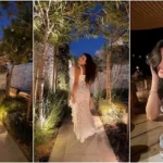 ياسمين صبري تتألق بفستان أبيض طويل على البحر وتشارك صورها مع المتابعين