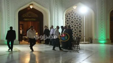 أشرف زكي وعلاء مرسي ومايان السيد يشاركون في عزاء الفنان الراحل محمد التاجي