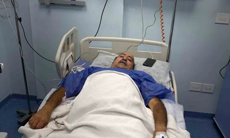 الفنان جميل عزيز يخضع للعلاج في العناية المركزة بعد تركيب دعامة بالقلب