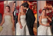 بوسي شلبي أول الحضور في حفل زفاف نجل الفنان سعد الصغير بالقاهرة