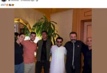 تركي آل الشيخ ينشر صورة مع كريم عبدالعزيز وعصام عمر ويشير إلى عام 2027