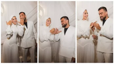 خطوبة الإعلامية هند مدحت على البلوجر محمد مكاوي بحضور الأهل والأصدقاء
