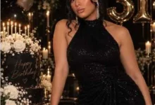 دنيا سامي تحتفل بعيد ميلادها الـ31 بفستان أسود وتستقبل تهاني النجوم