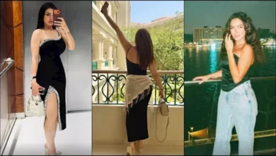دينا فؤاد تتألق بفستان أسود ونجوم الفن يشاركون لحظاتهم عبر السوشيال ميديا