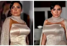 روجينا تتألق بفستان بيج في أحدث ظهور لها على إنستجرام