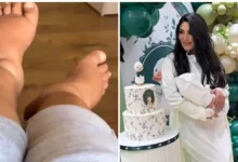 سالي عبد السلام تكشف معاناتها مع تورم القدمين قبل ولادة نجلها هارون