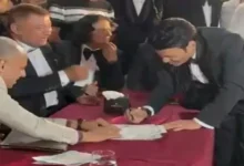 سعد الصغير يحتفل بزفاف نجله محمد ويمازح المأذون خلال عقد القران