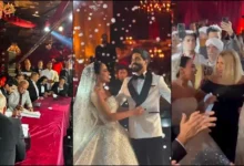 سعد الصغير يشارك في زفاف نجله محمد ويمازح المأذون خلال عقد القران