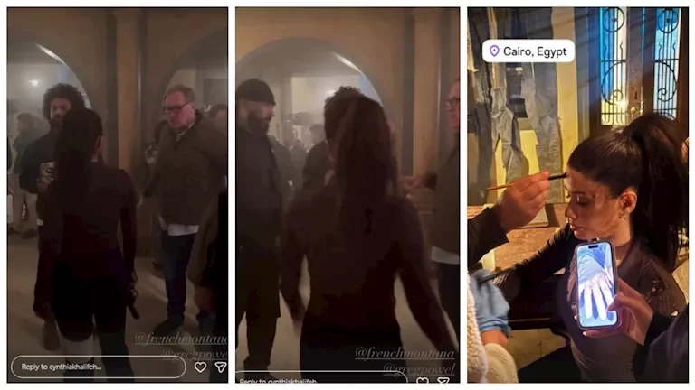 سينتيا خليفة تروج لفيلمها الجديد مع فرنش مونتانا عبر إنستجرام