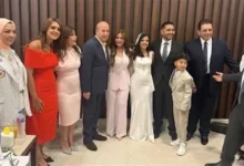 صابرين تحتفل بعقد قران نجلها نور بحضور الأهل والأصدقاء