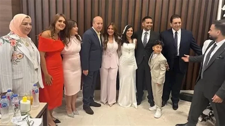صابرين تحتفل بعقد قران نجلها نور بحضور الأهل والأصدقاء