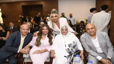صابرين تحتفل بعقد قران نجلها نور وسط أجواء عائلية سعيدة