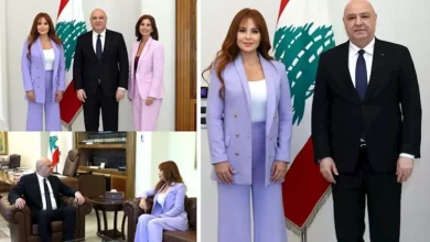 كارول سماحة تشارك صورًا من لقائها برئيس الجمهورية اللبناني وزوجته