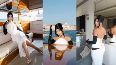 كارولين عزمي تتألق بفستان أبيض في مهرجان فينيسيا السينمائي وتعبّر عن فخرها بتمثيل مصر