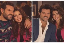 كندة علوش وعمرو يوسف يشاركان صوراً رومانسية من أجواء الثمانينات على إنستجرام