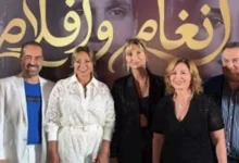 ليلى علوي تتألق بجمبسوت في حفل أنغام ونسرين طافش بإطلالة صيفية جريئة