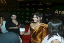 مي عمر تفوز بجائزة أفضل ممثلة في مهرجان الفضائيات العربية الـ17 بالقاهرة