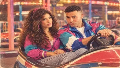 ميرنا جميل تنشر صورًا بتصميم Ai من كواليس مسلسل "الكينج" مع محمد إمام
