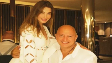 نانسي عجرم تحتفل بذكرى زواجها برسالة رومانسية وصور مع زوجها فادي الهاشم