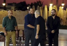 نجوم الفن يشاركون في عزاء الفنان محمد التاجي بمسجد الشرطة بالتجمع
