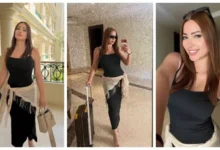 نسرين طافش تتألق بفستان أسود في أحدث ظهور لها عبر إنستجرام