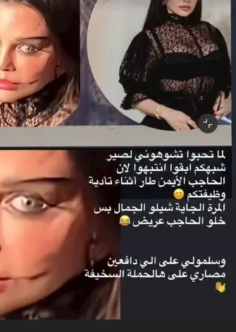 هيفاء وهبي ترد على صورة مشوهة لها: "الغيرة وعمايلها"