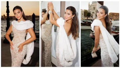 يارا السكري تتألق بفستان أبيض في مهرجان فينيسيا السينمائي 2026