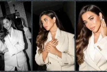 يارا السكري تشارك صوراً جديدة بإطلالة كلاسيكية وتعلق على علاقتها بأحمد العوضي